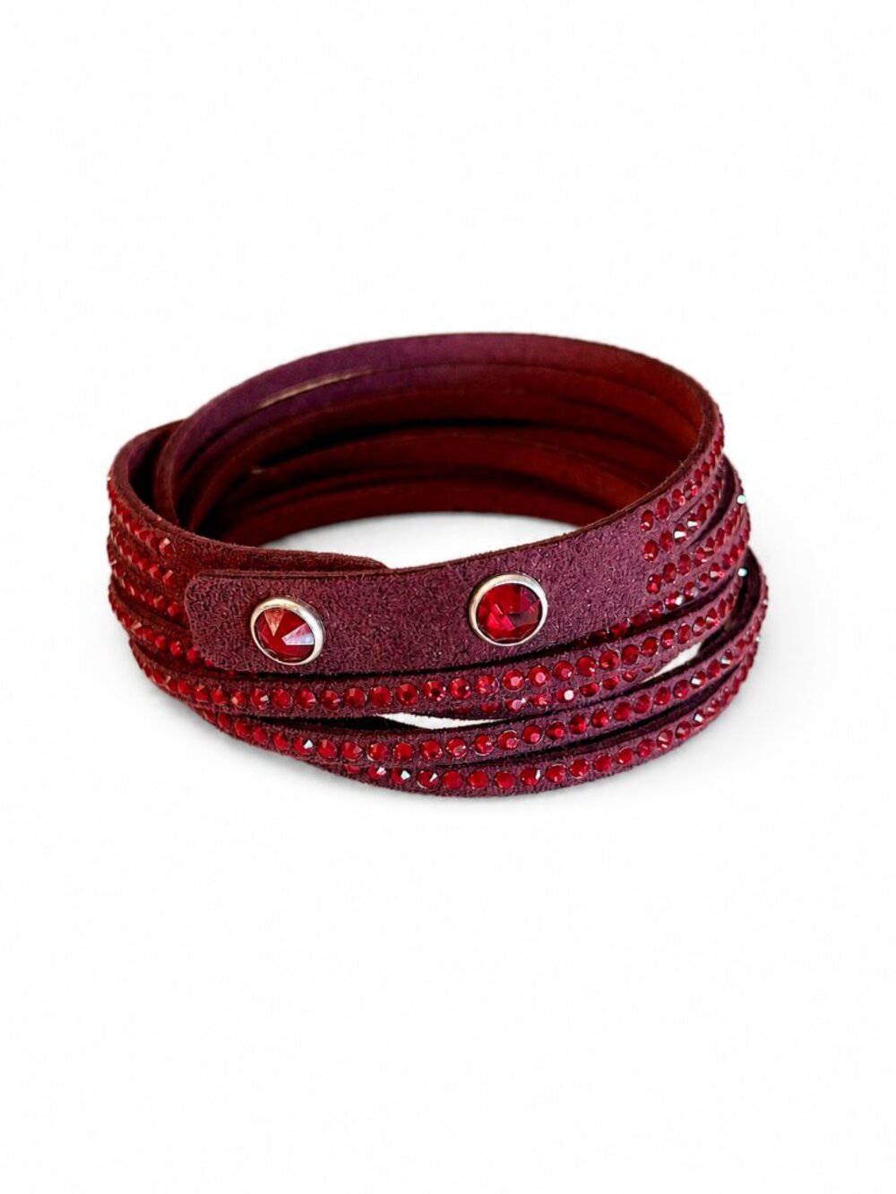 Touchstone Crystal by Swarovski Wrap-Star Bracelet Siam color - Picture 2 of 3